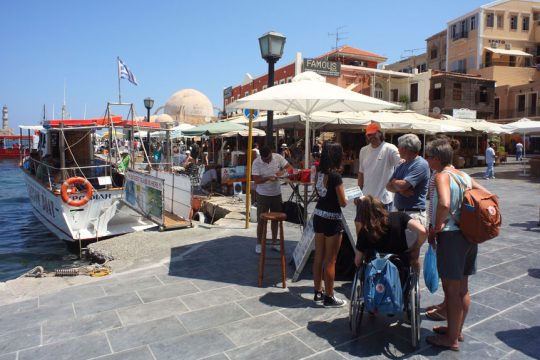 touristes xania